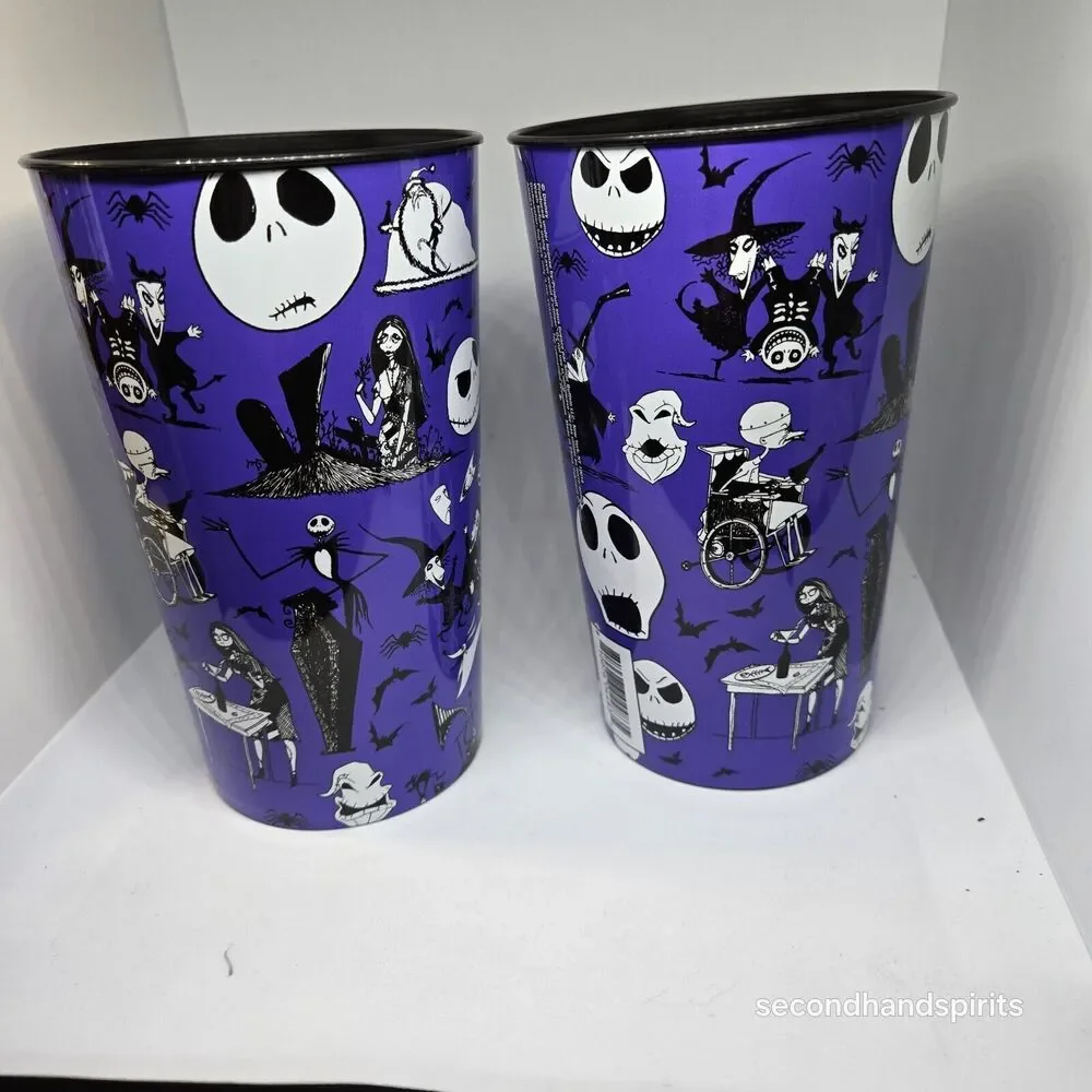 The Nightmare Before Christmas Jack 18 oz. Plastic Cups Party Favor Set Of Two